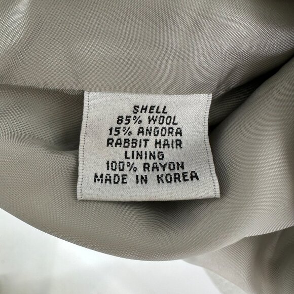 Talbots Women's Grey Pea Coat - Picture 7 of 12